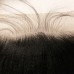Human Virgin Hair Yaki Straight 13x4 Lace Frontal Closure With Baby Hair,Natural Color